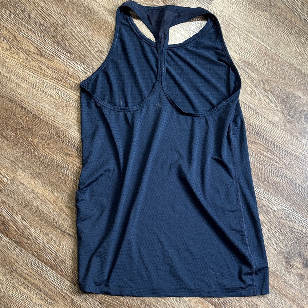 Athleta Navy Racerback Tank - Picture 4 of 4